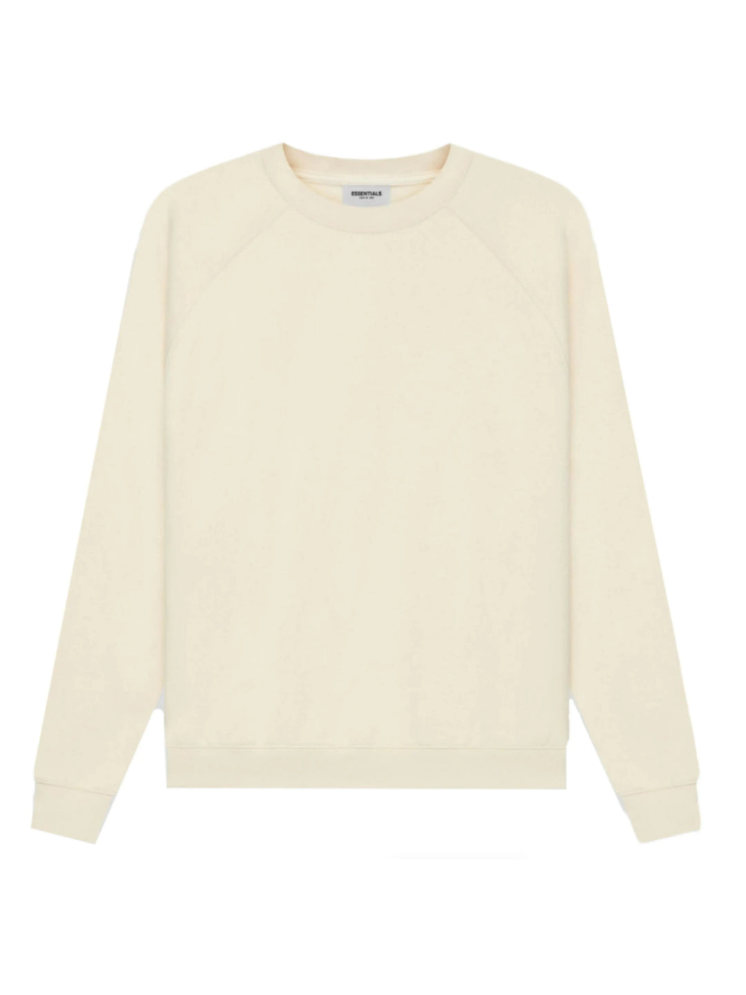 Fear Of God Essentials Back Logo Pullover Crewneck  Cream/Buttercream [SS21] Prior