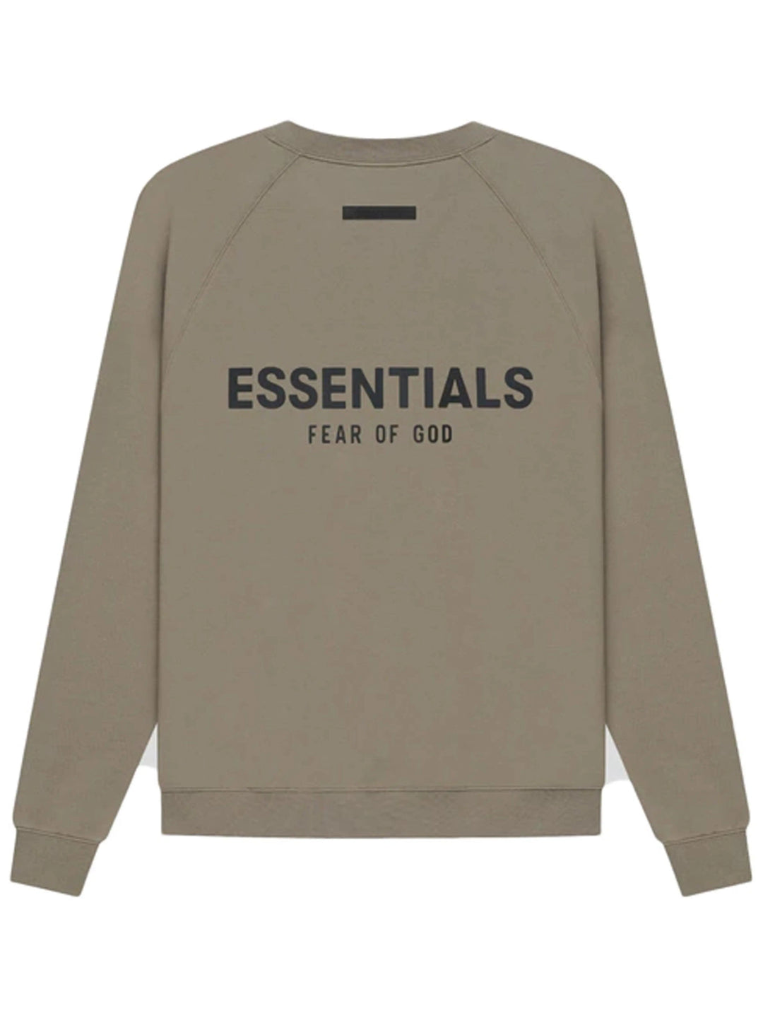 Fear Of God Essentials Back Logo Pullover Crewneck Taupe [SS21] Prior
