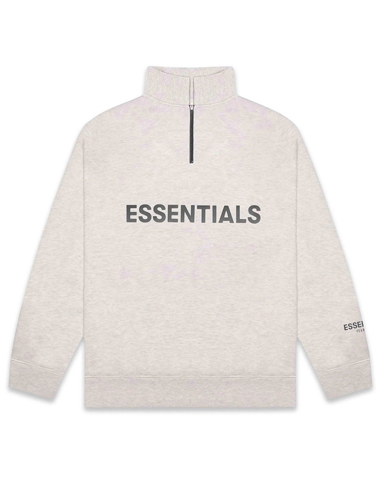 Fear Of God Essentials Half Zip Pullover Oatmeal [FW20] Prior