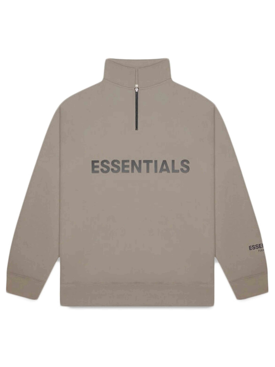 Fear Of God Essentials Half Zip Pullover Taupe [FW20] Prior