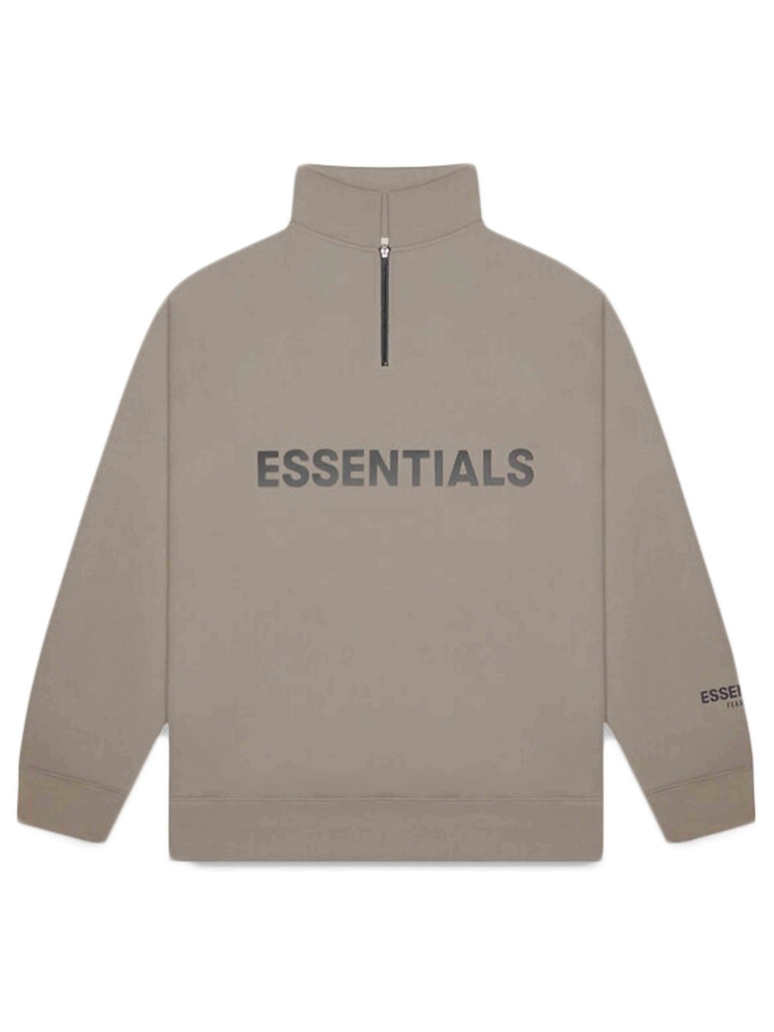 Fear Of God Essentials Half Zip Pullover Taupe [FW20] Prior