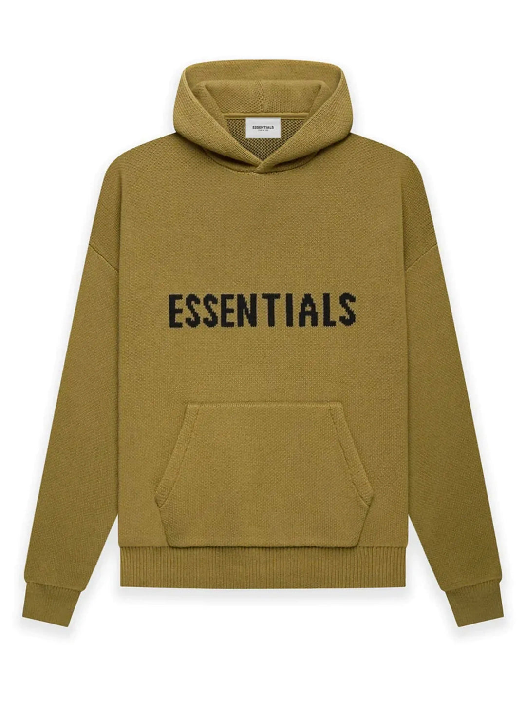 Fear Of God Essentials Knit Pullover Hoodie Amber [SS21] Prior