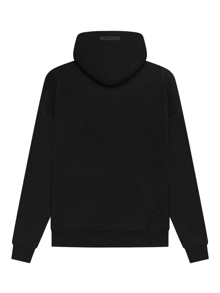 Fear Of God Essentials Knit Pullover Hoodie Black [SS21] Prior