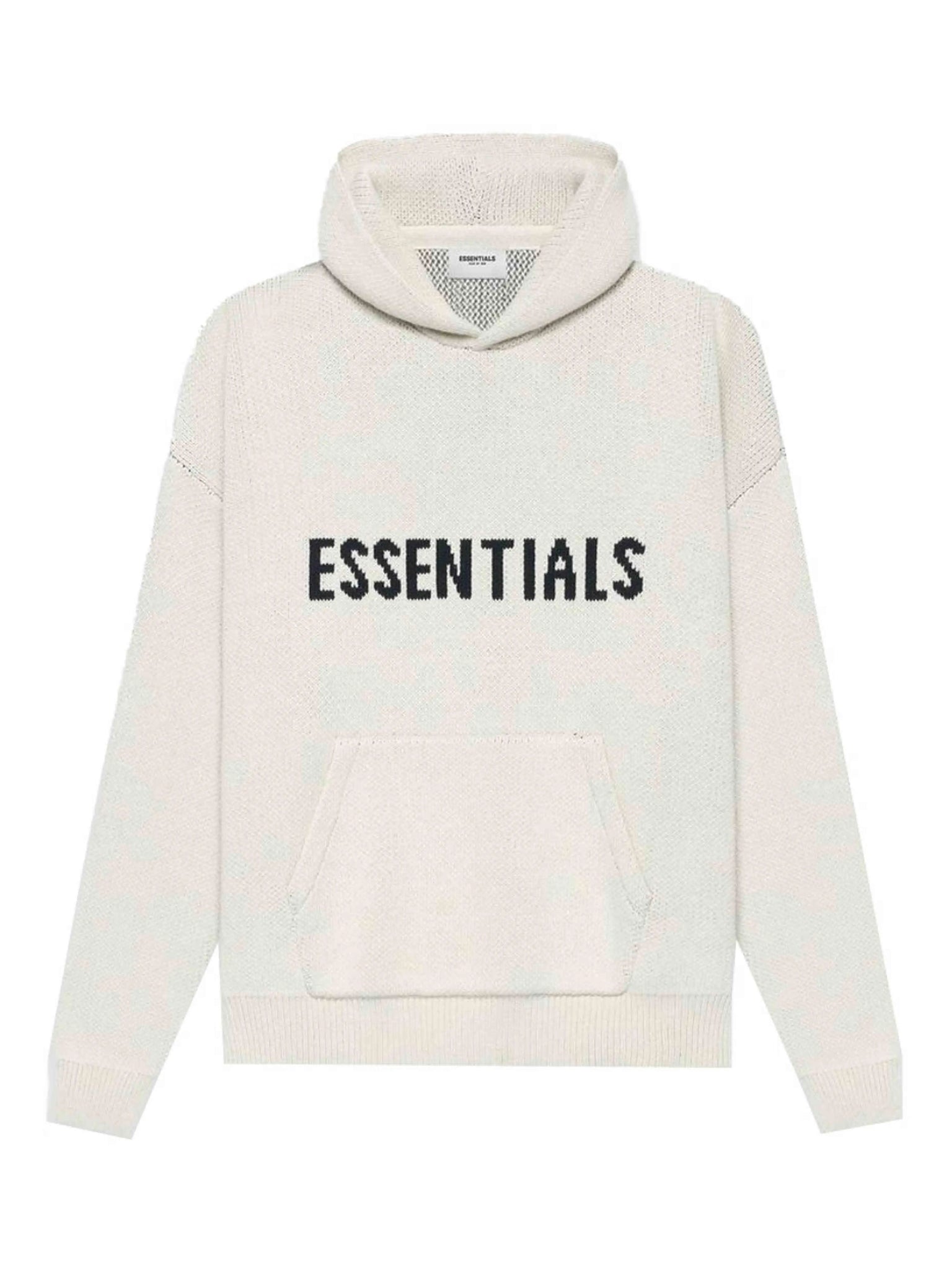 Fear Of God Essentials Knit Pullover Hoodie Buttercream [SS21] Prior