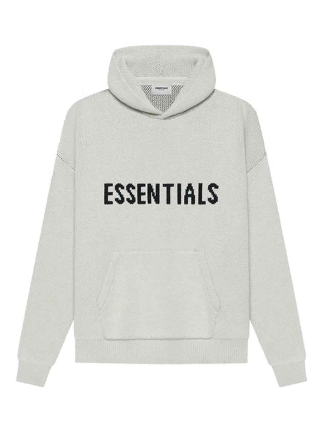 Fear Of God Essentials Knit Pullover Hoodie Light Heather Oatmeal [SS21] Prior