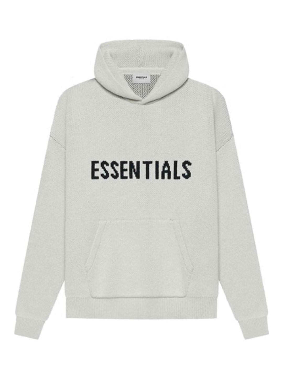 Fear Of God Essentials Knit Pullover Hoodie Light Heather Oatmeal [SS21] Prior