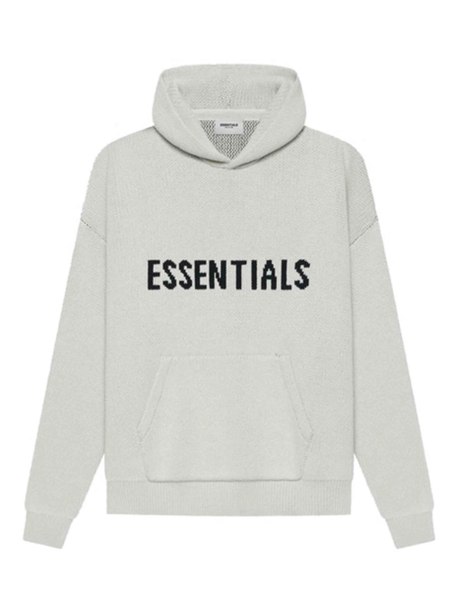 Fear Of God Essentials Knit Pullover Hoodie Light Heather Oatmeal [SS21] Prior