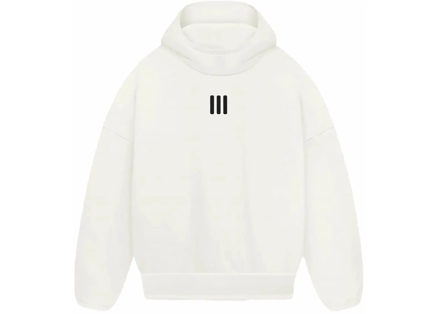 White fear of god hoodie hotsell