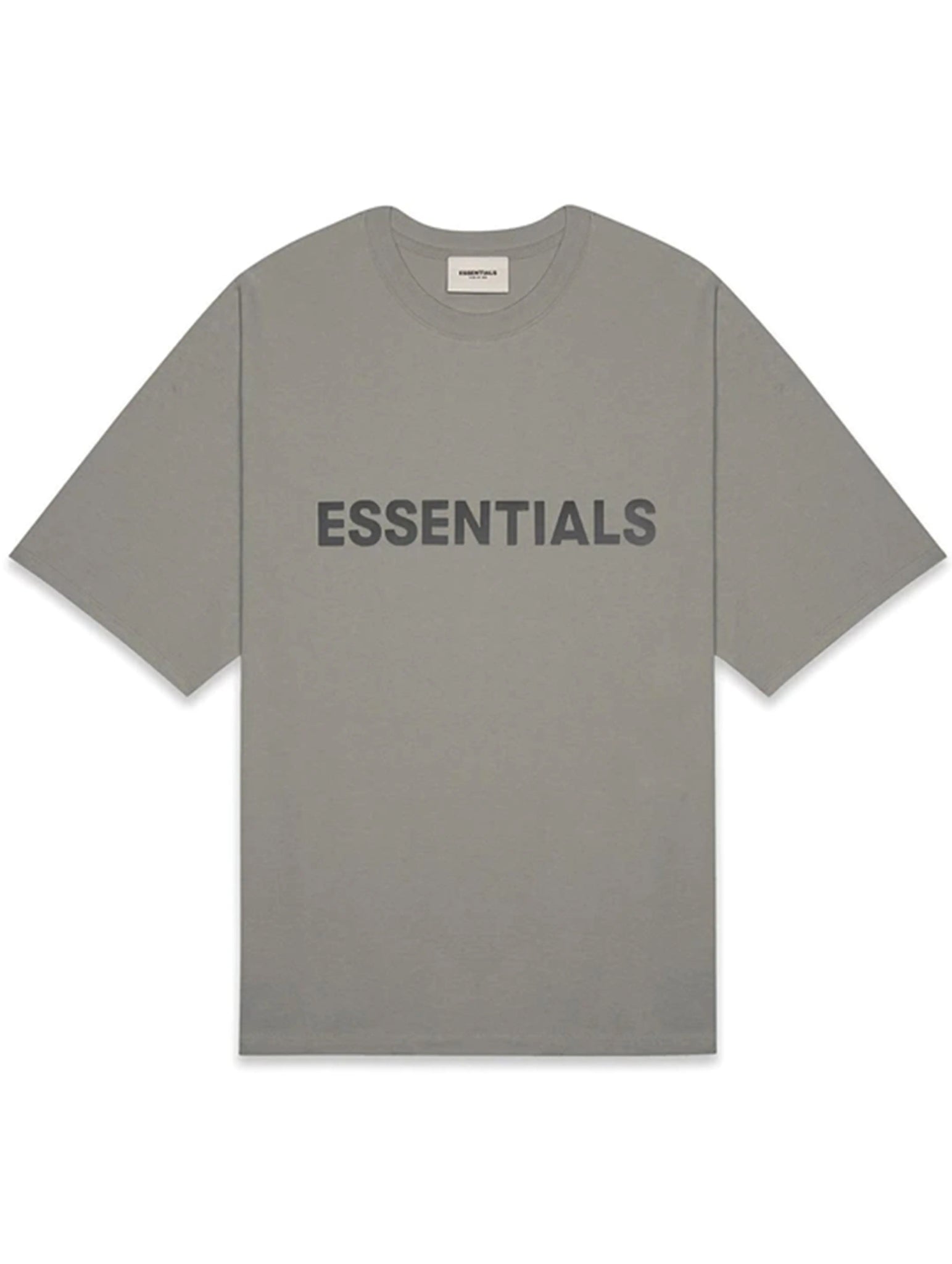 Fear of God Essentials Boxy Tee Applique Logo Cement [FW20] Prior