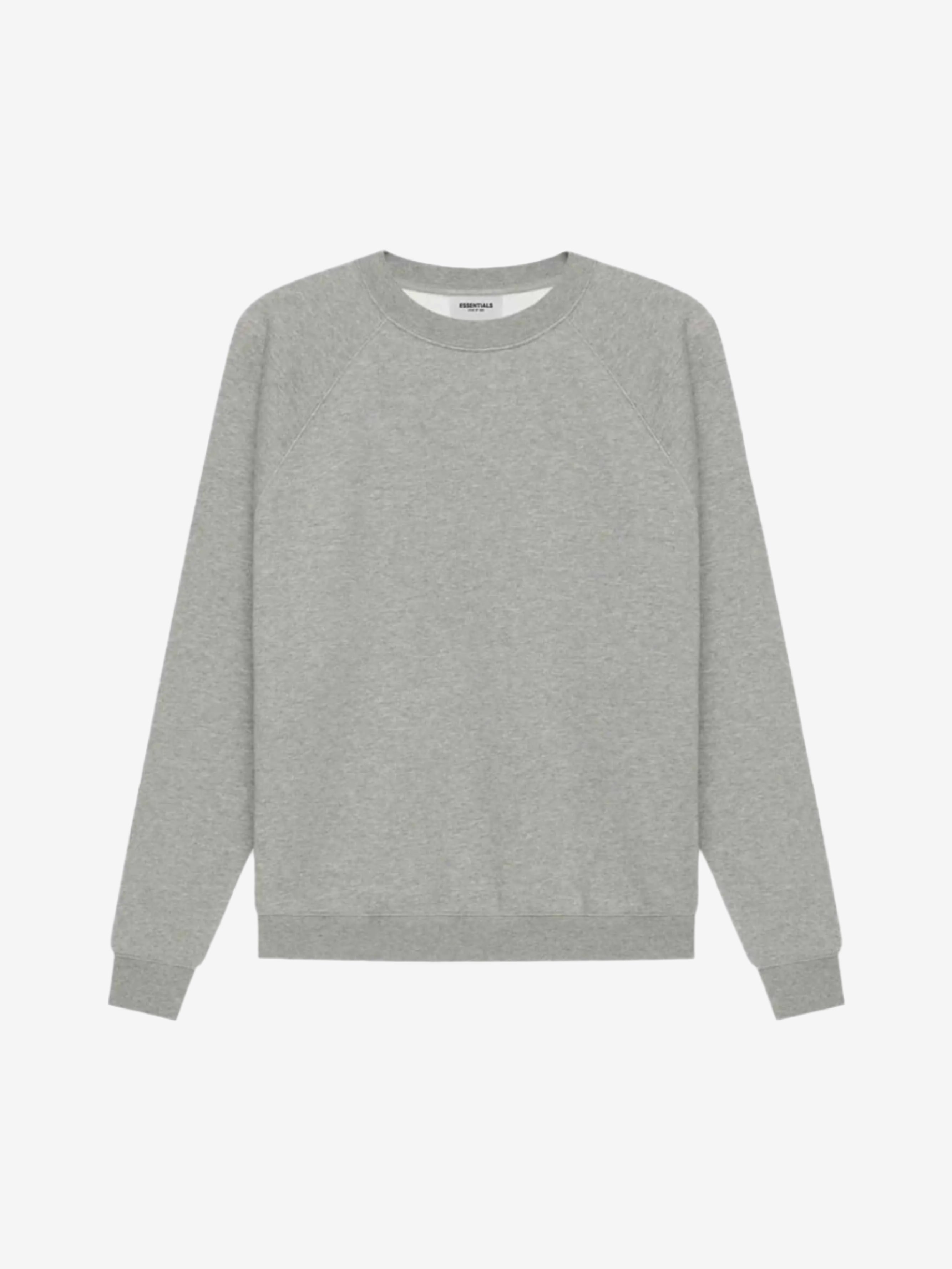 Buy Fear of God Essentials Pull-Over Crewneck Dark Heather – Prior