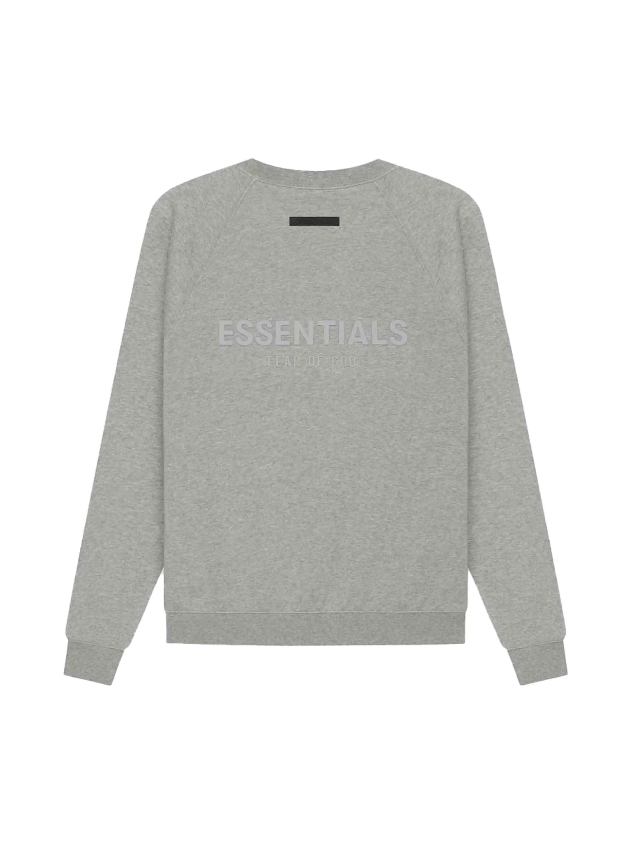 Fear of God Essentials Pull-Over Crewneck Dark Heather Oatmeal Prior
