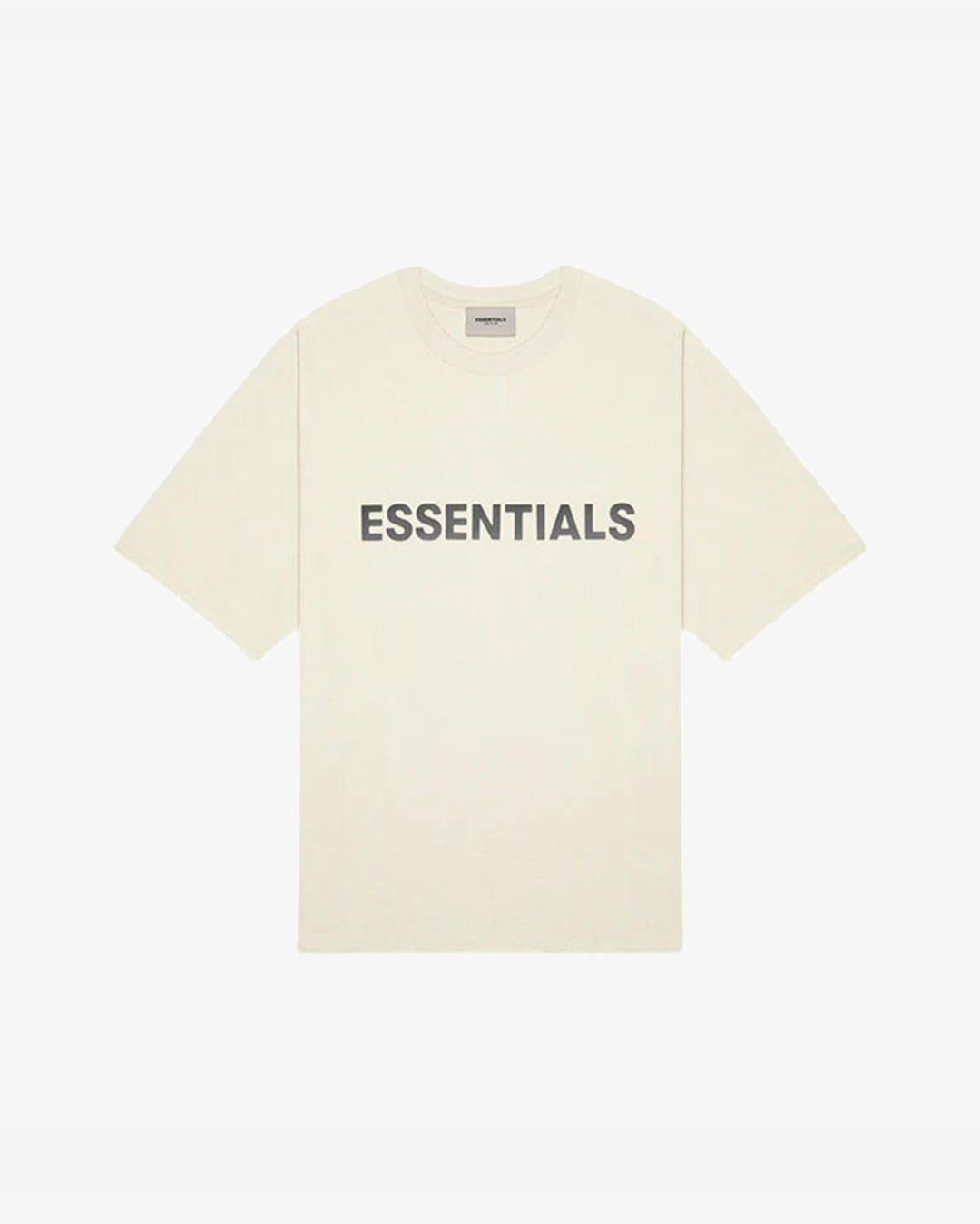 Fear of God Essentials Boxy T-Shirt Applique Logo Butter Cream