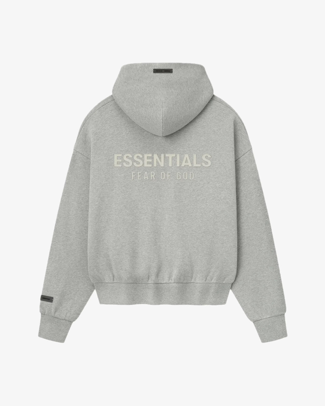 Fear of God Essentials Classic Full Zip-Up Hoodie Concrete Heather