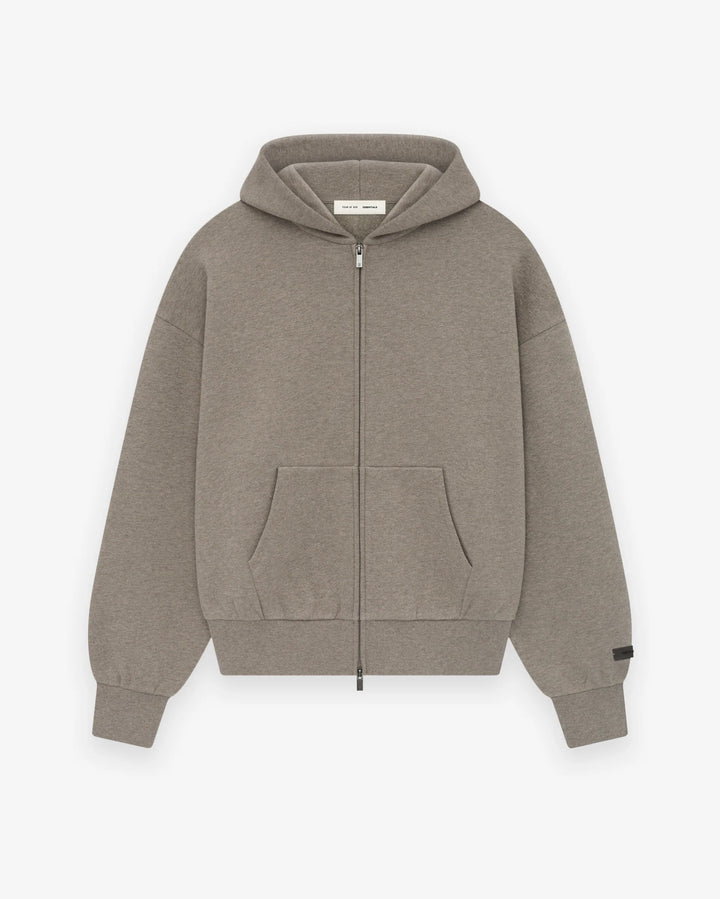 Fear of God Essentials Classic Full Zip-Up Hoodie Homestead Heather