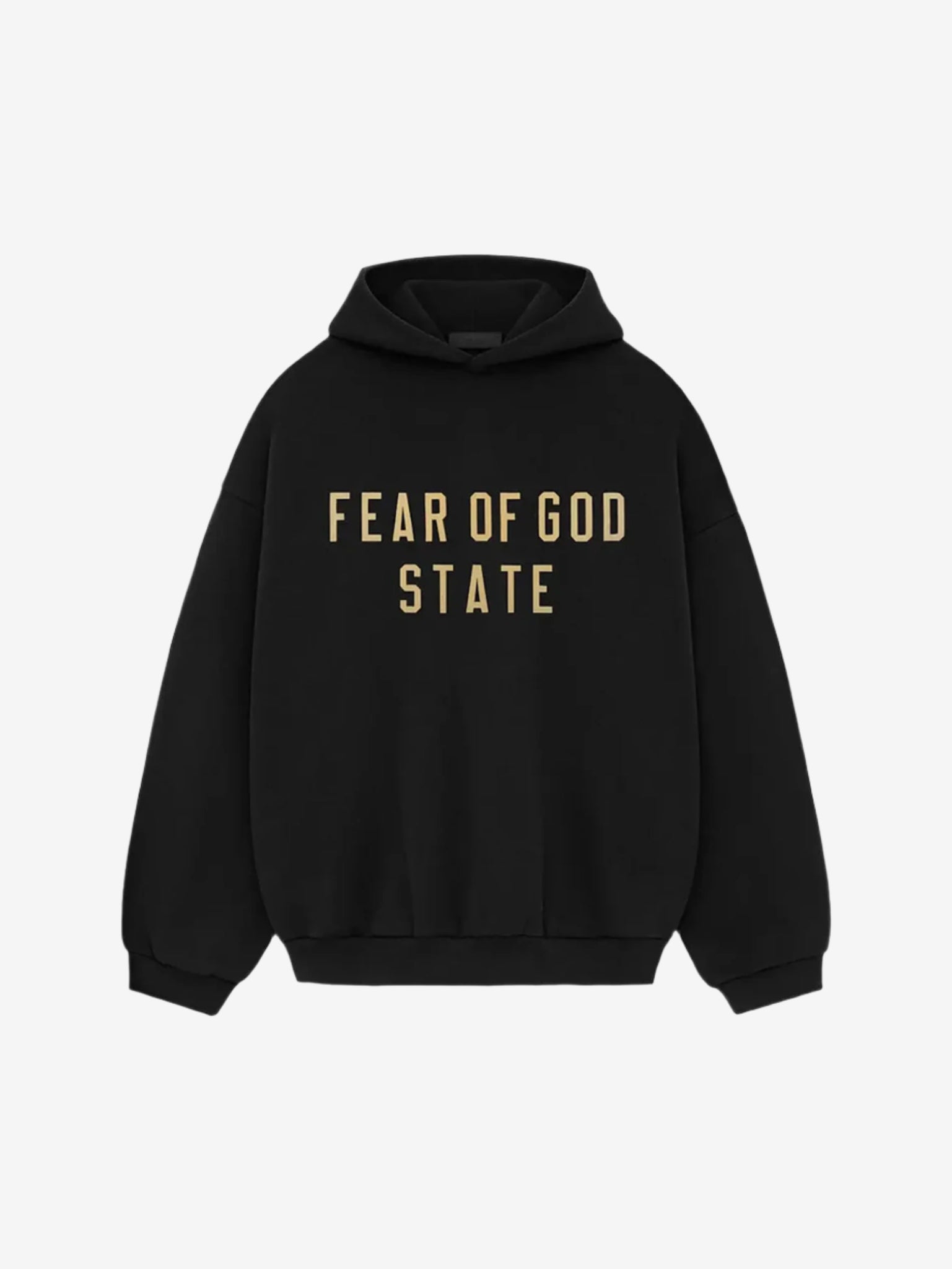 Fear of God Essentials Fleece Hoodie Black (Size Down)