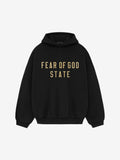 Fear of God Essentials Fleece Hoodie Black (Size Down)