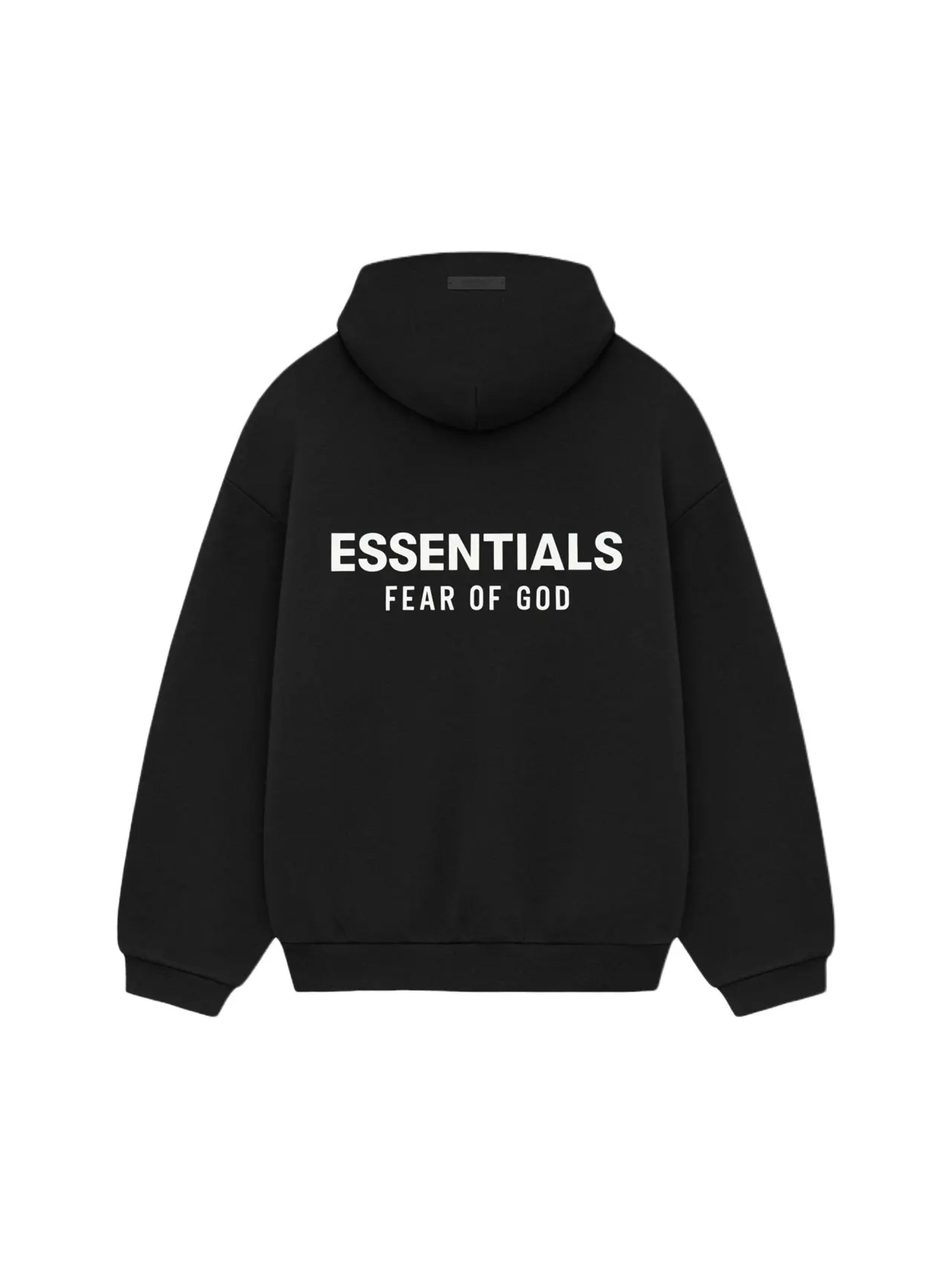 Fear of God Essentials Fleece Hoodie (FW24) Black