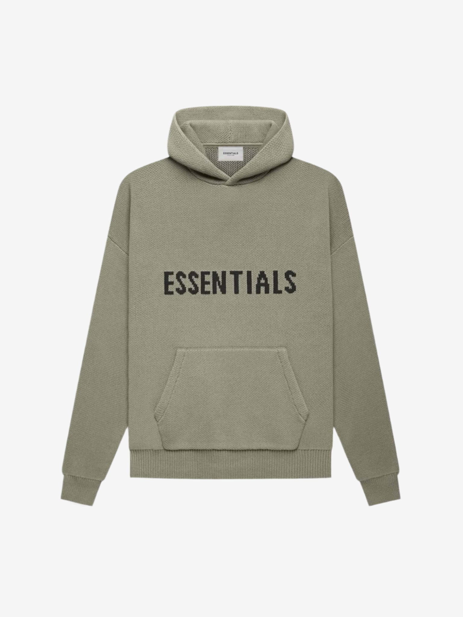 Fear of God Essentials Knit Pullover Hoodie Pistachio