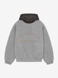 Fear of God Essentials Nylon Fleece Hoodie Dark Heather Oatmeal/Ink