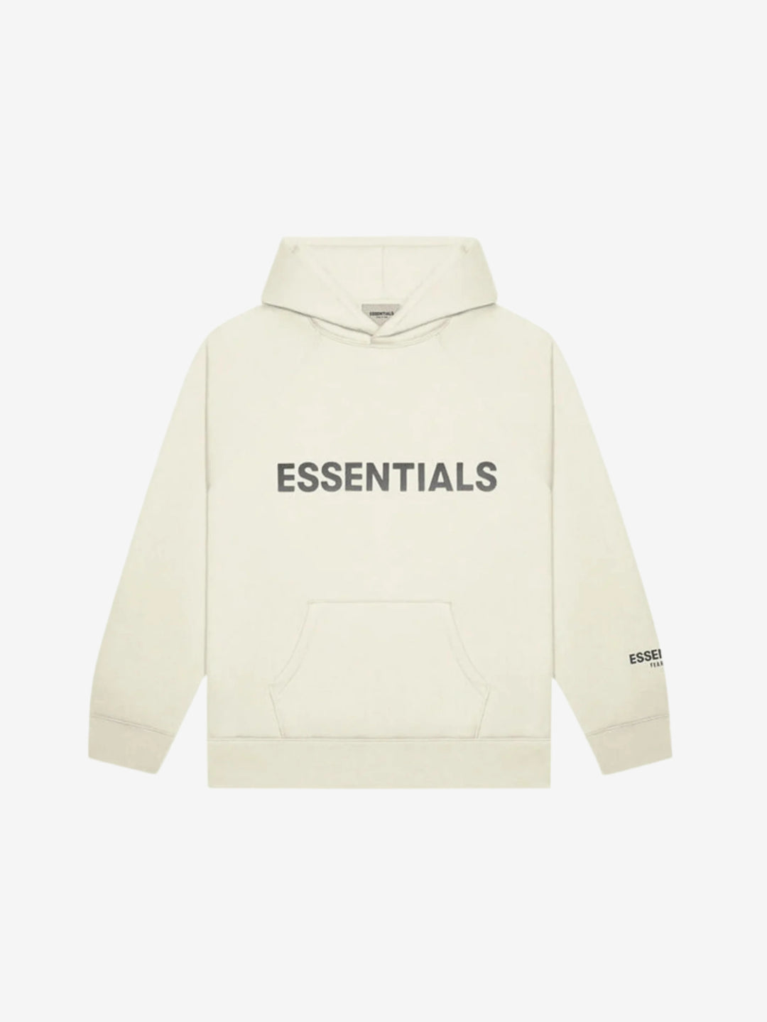 Fear of God Essentials Pullover Hoodie Applique Logo Buttercream