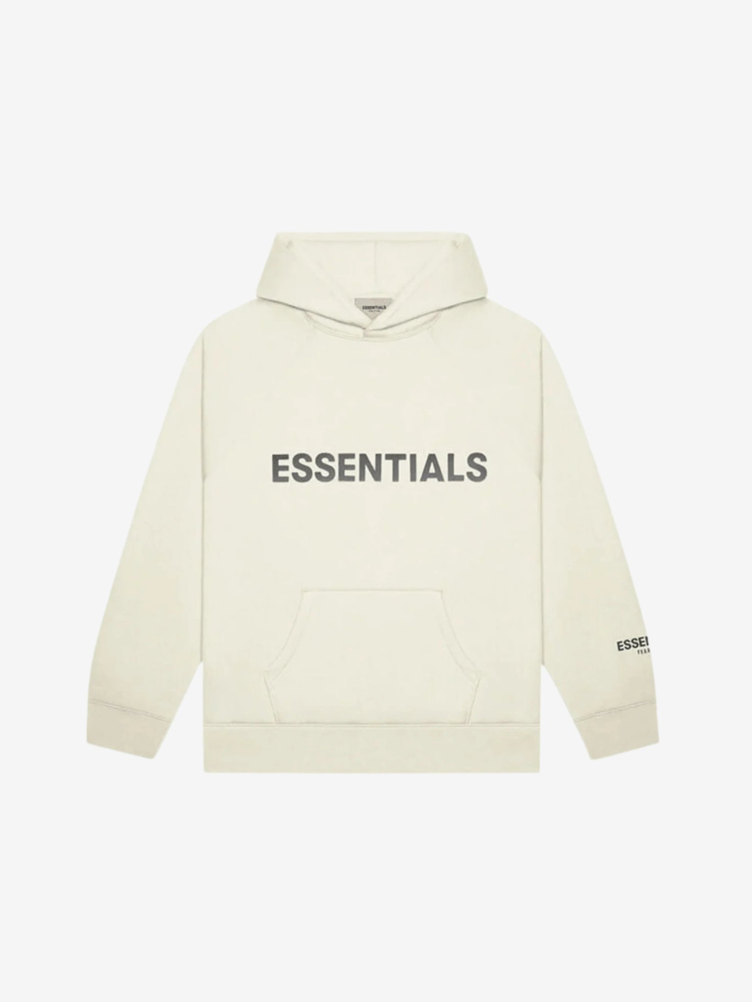 Fear of God Essentials Pullover Hoodie Applique Logo Buttercream
