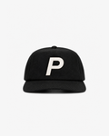 Felt Logo Wool 5 Panel Hat Black