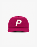 Felt Logo Wool 5 Panel Hat Magenta