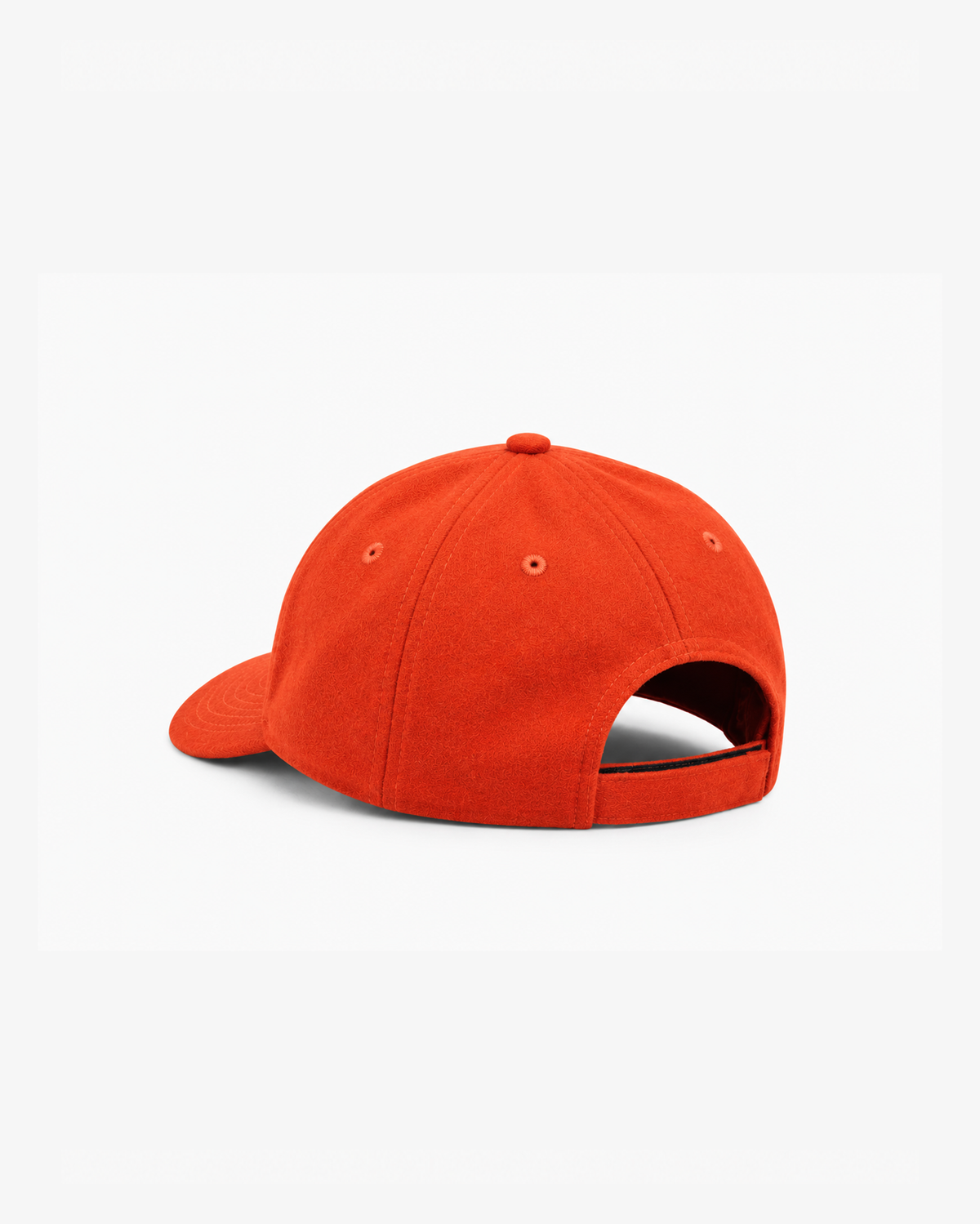 Felt Logo Wool 5 Panel Hat Orange