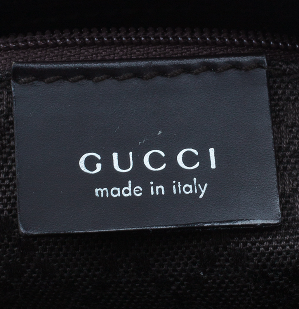 Gucci Brown Canvas 2 ways Small Square Bag