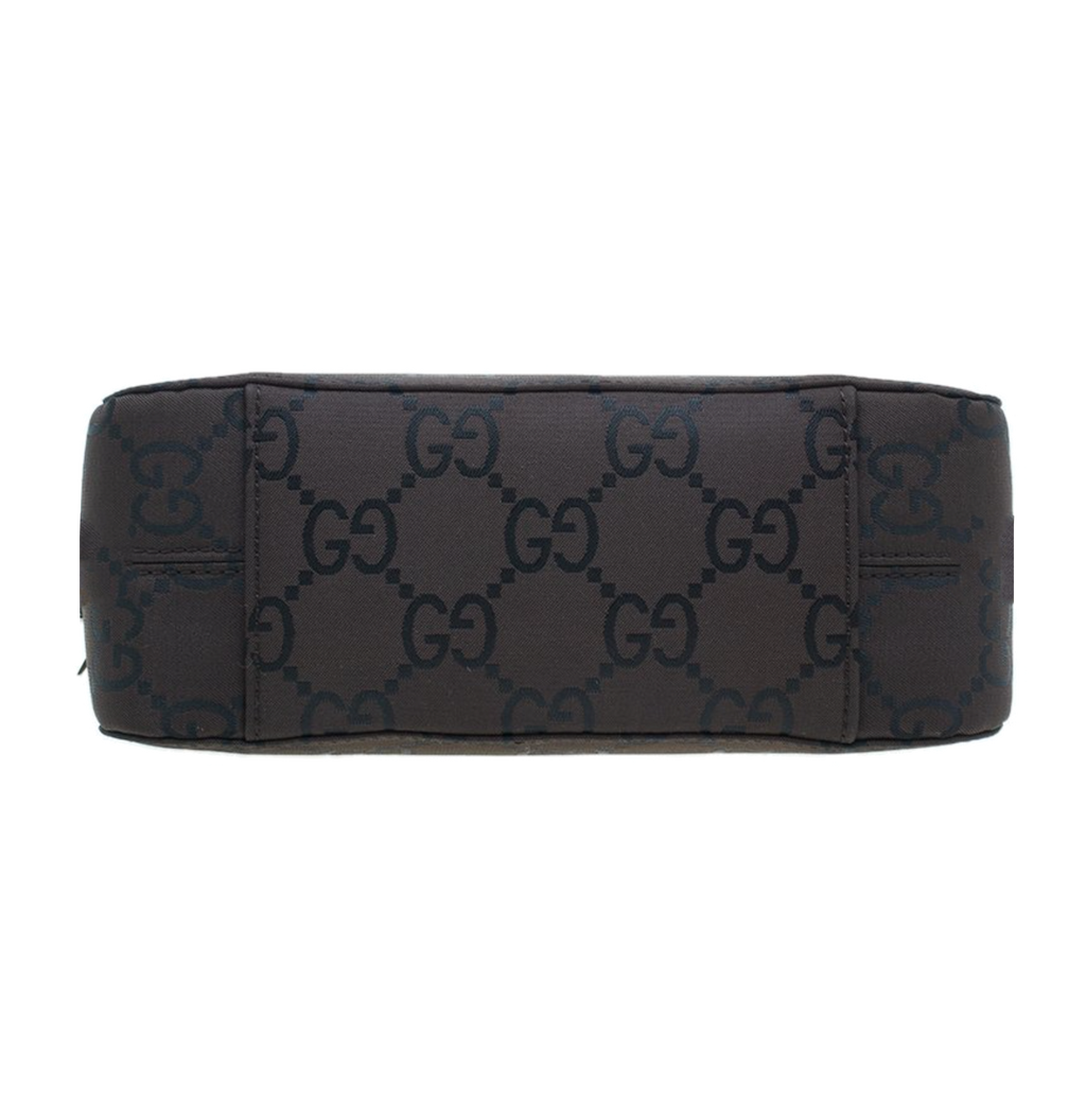 Gucci Brown Canvas 2 ways Small Square Bag