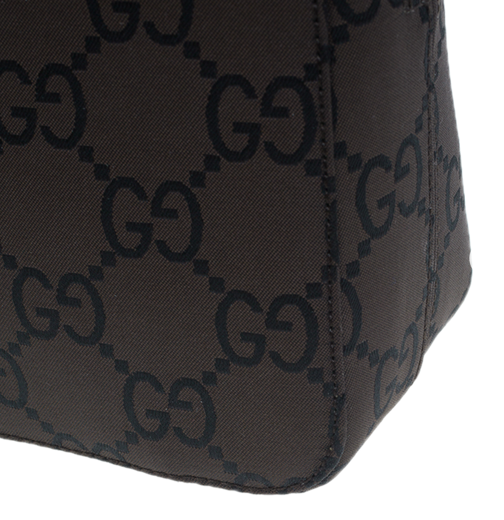 Gucci Brown Canvas 2 ways Small Square Bag