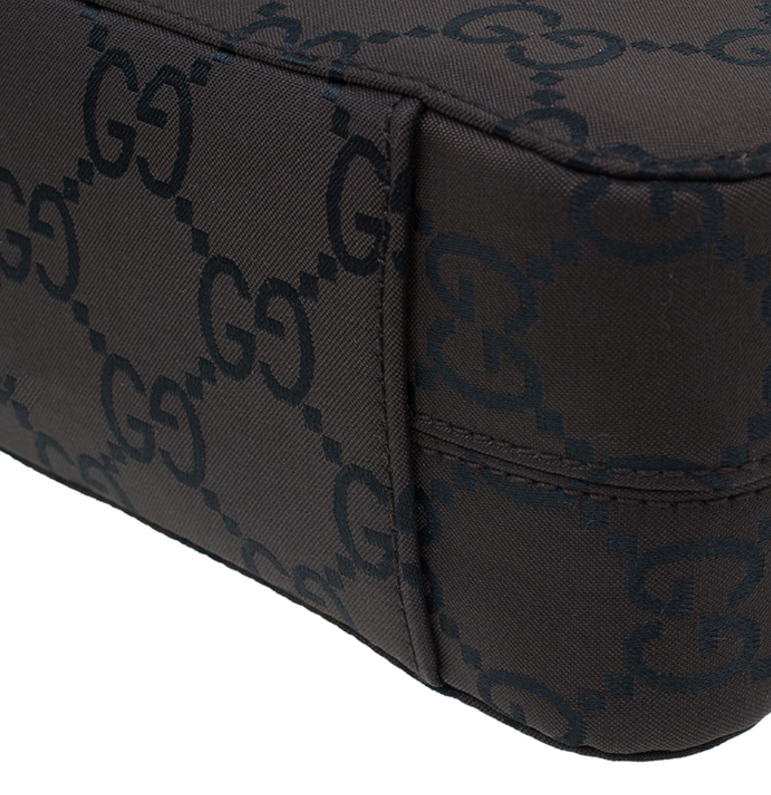 Gucci Brown Canvas 2 ways Small Square Bag