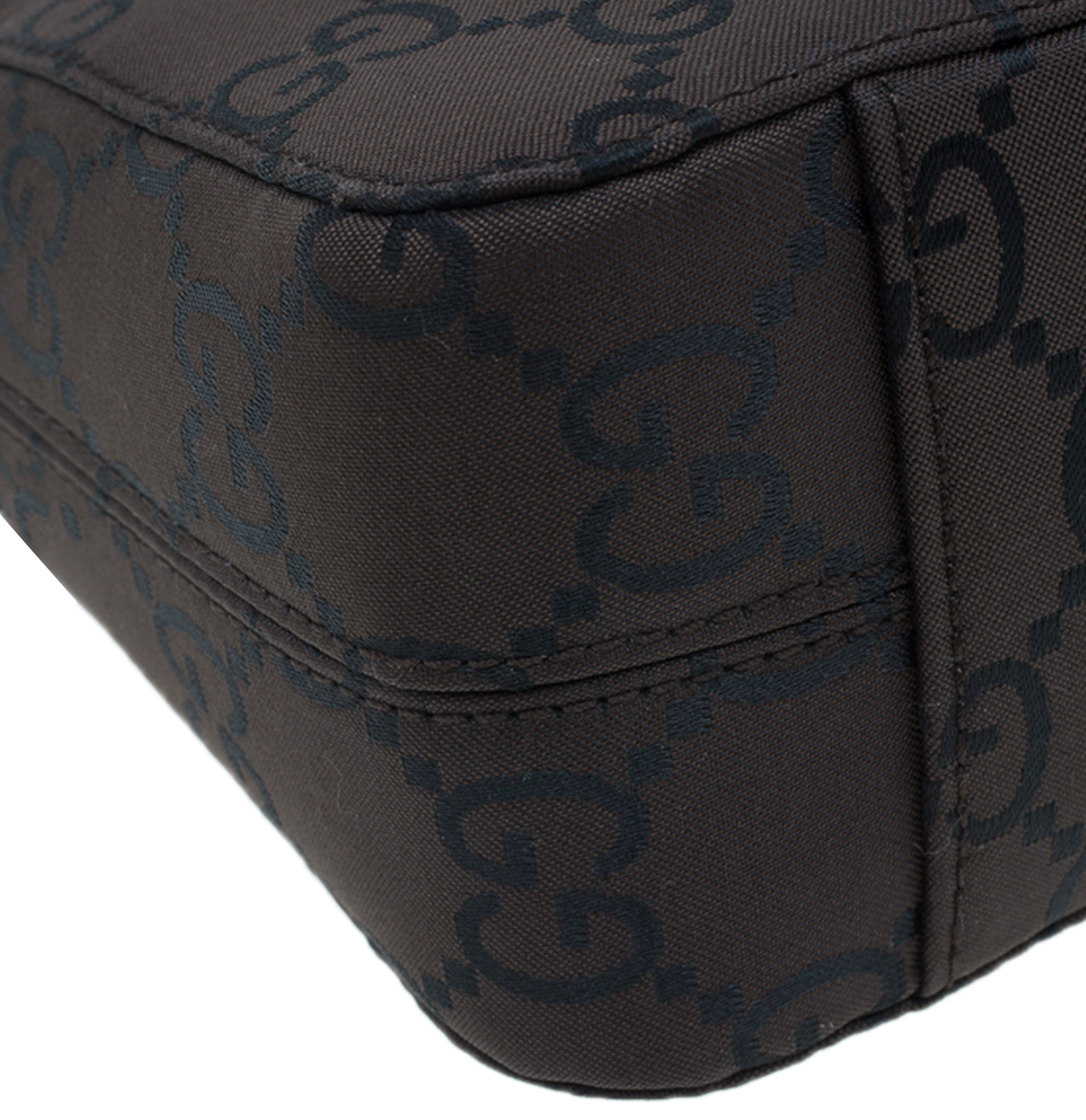 Gucci Brown Canvas 2 ways Small Square Bag