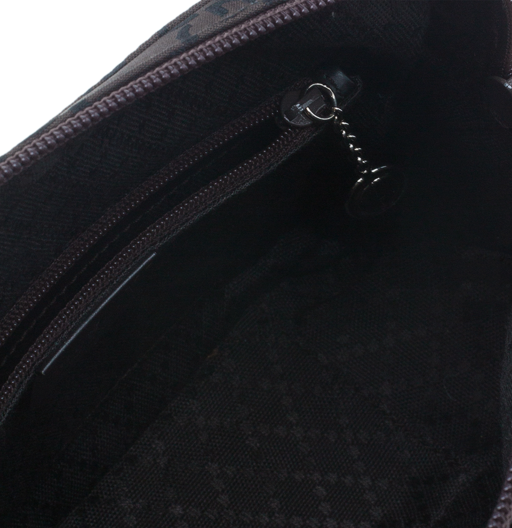 Gucci Brown Canvas 2 ways Small Square Bag