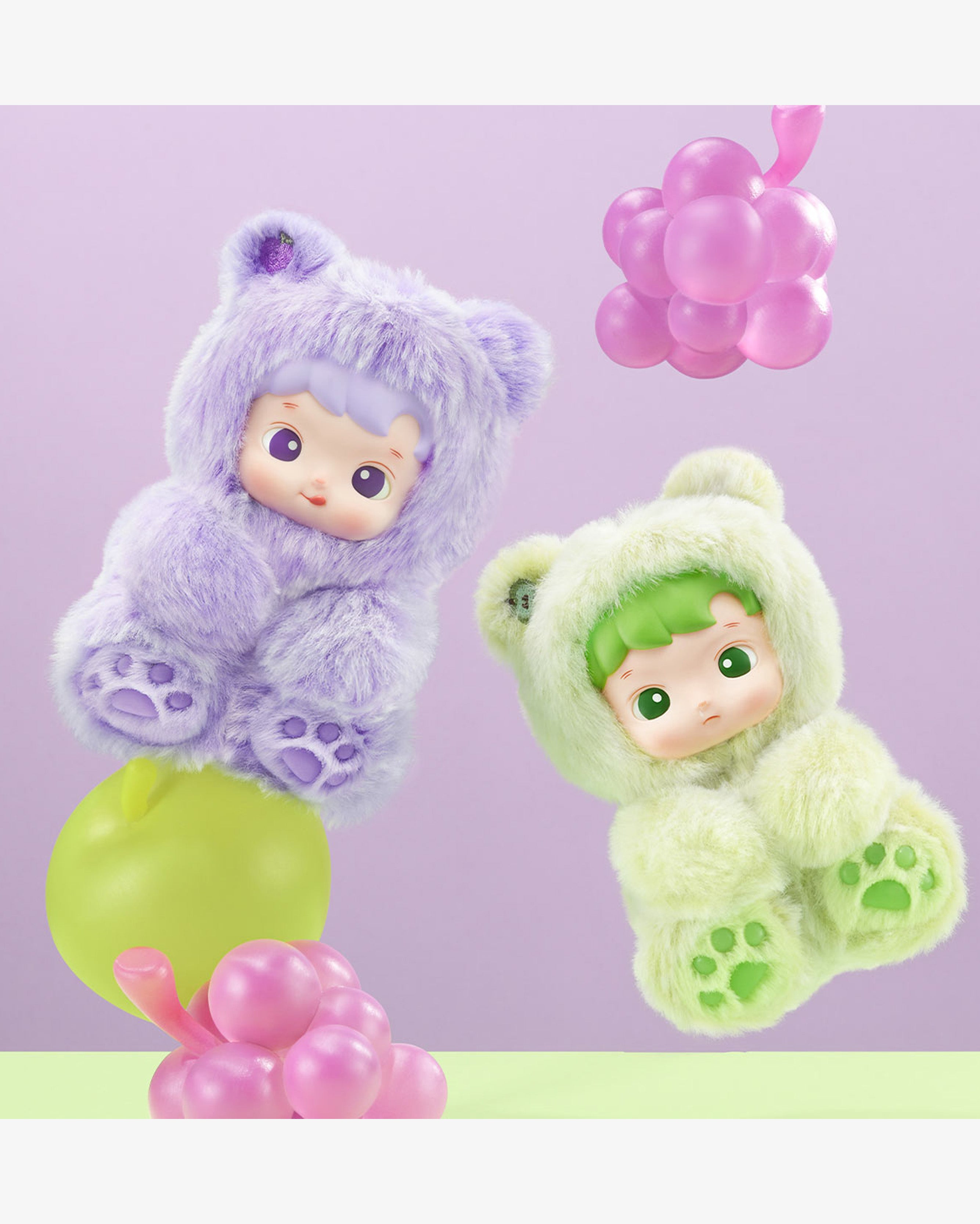 Pop Mart HACIPUPU Gummy Bear Series Vinyl Plush Pendant Single Blind Box