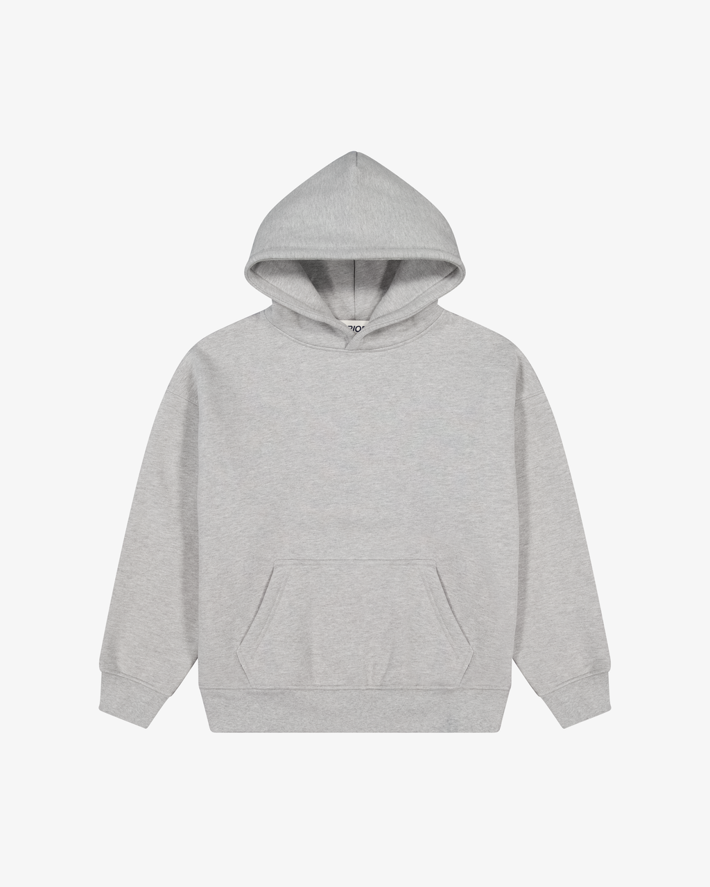 Panelled Hoodie Heather Grey