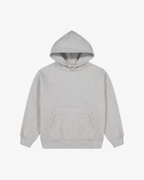 Panelled Hoodie Heather Grey