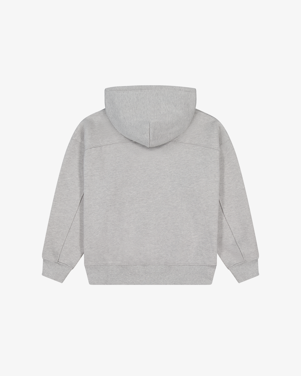 Panelled Hoodie Heather Grey