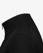 Half Zip Knit Black