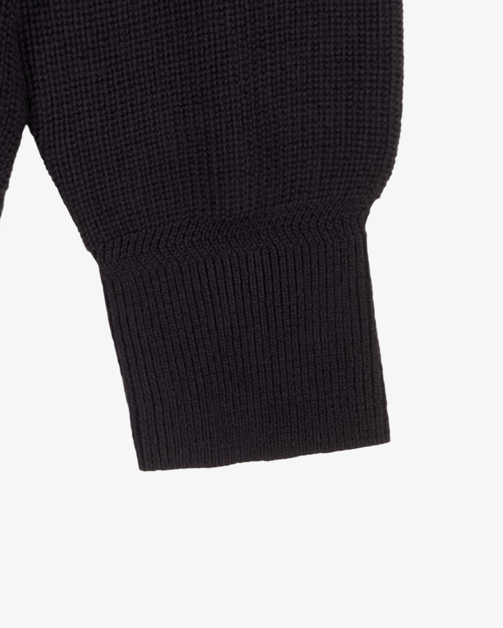 Half Zip Knit Black