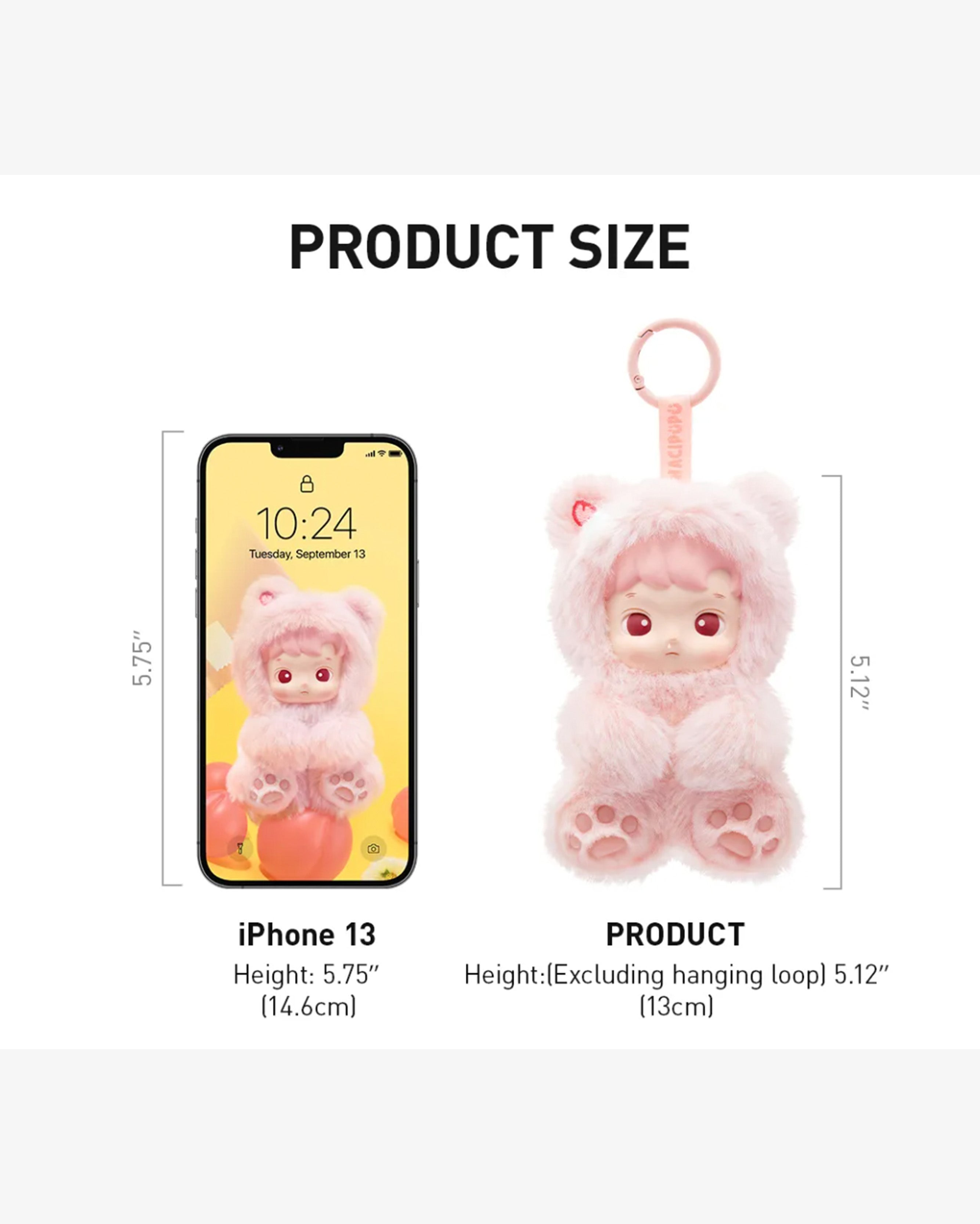 Pop Mart HACIPUPU Gummy Bear Series Vinyl Plush Pendant Single Blind Box