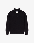 Half Zip Knit Black