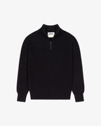 Half Zip Knit Black