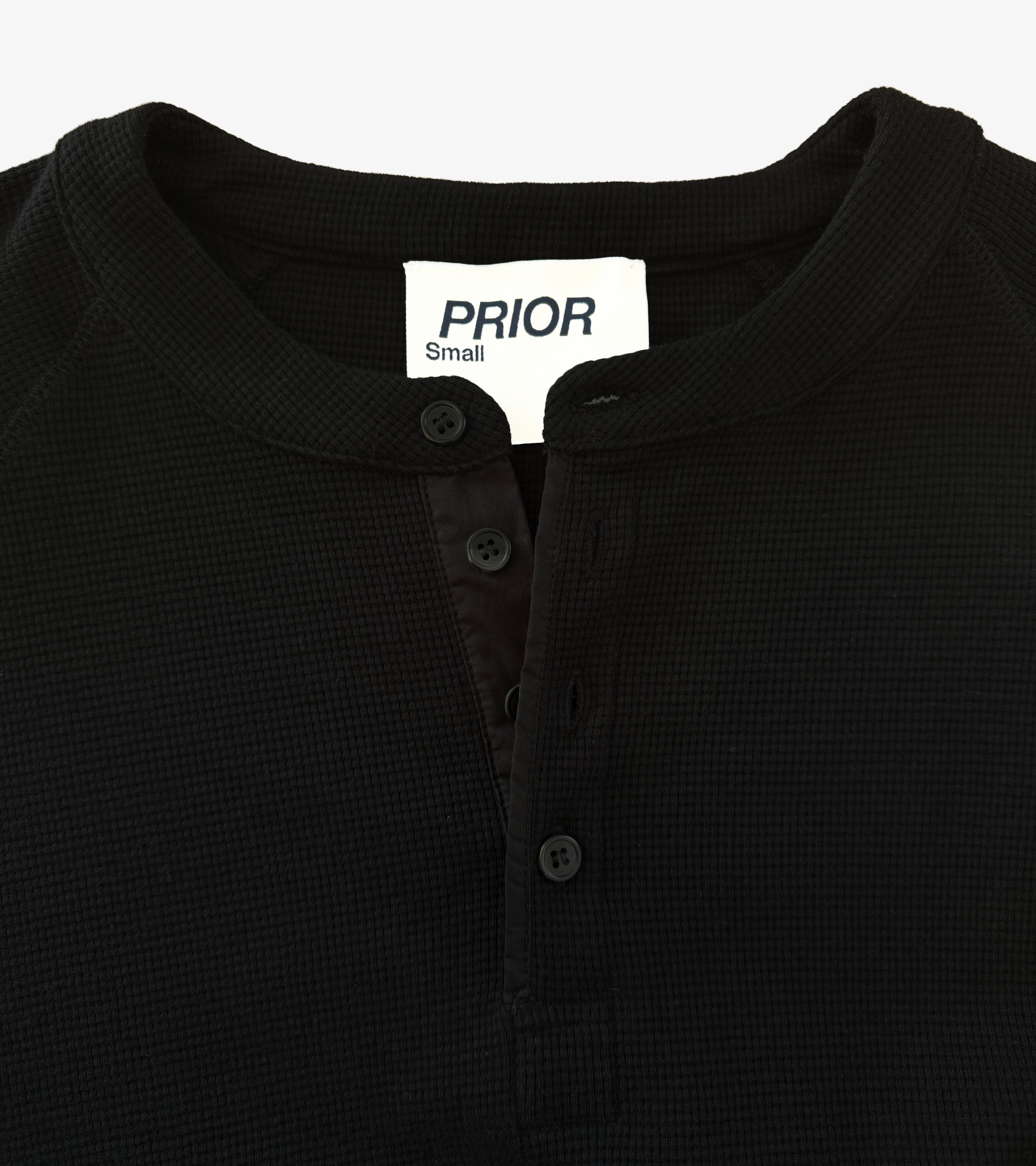 Waffle Henley Ater