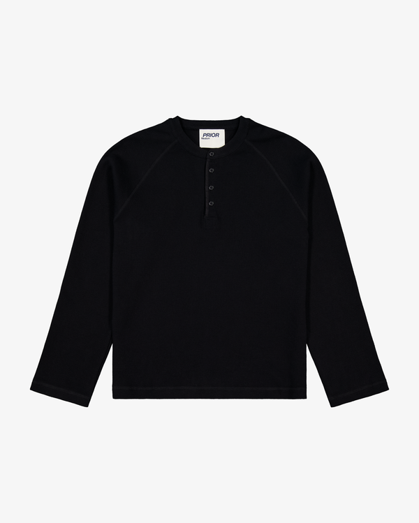 Waffle Henley Ater