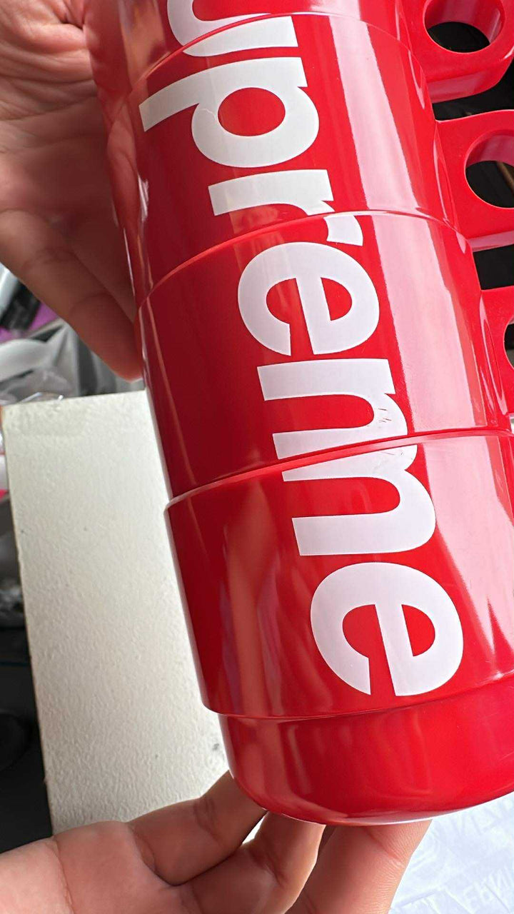 Supreme Stacking Cups (Set of 4) Red