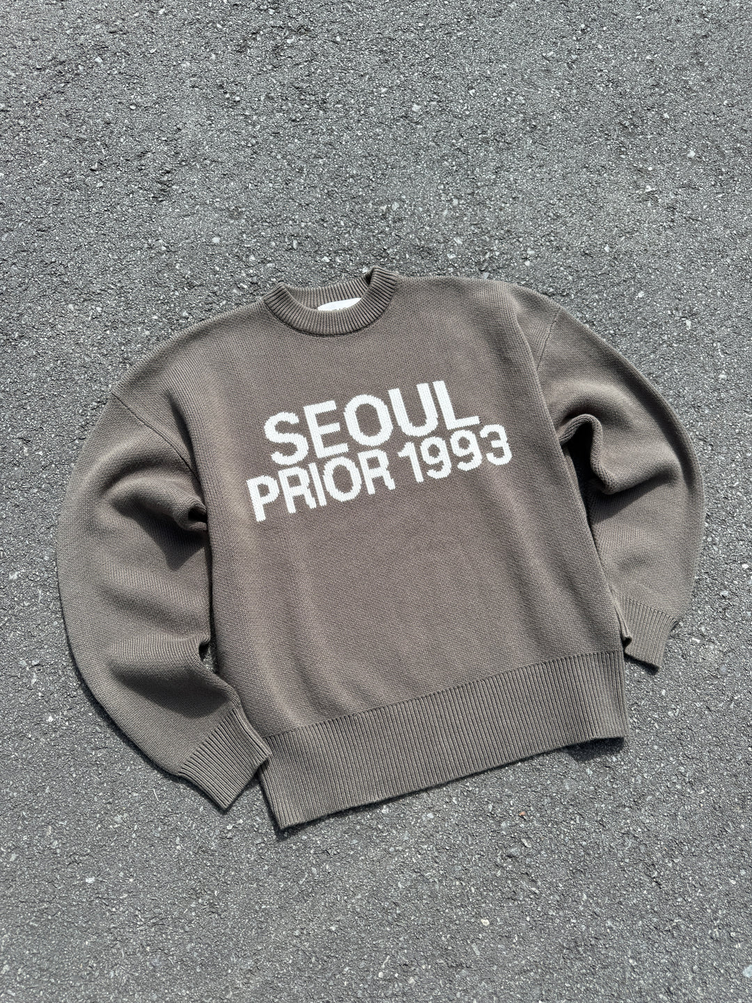 Prior Seoul Collection Organic Knitted Sweater Olive