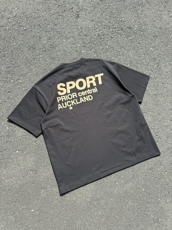 Prior Sport Logo T-Shirt Onyx