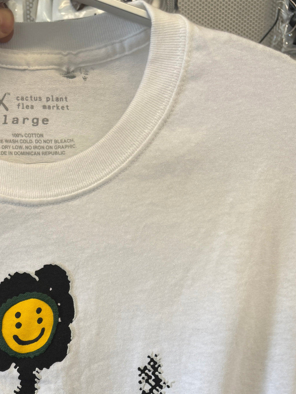 KAWS x Cactus Plant Flea Market T-shirt White (Damaged)