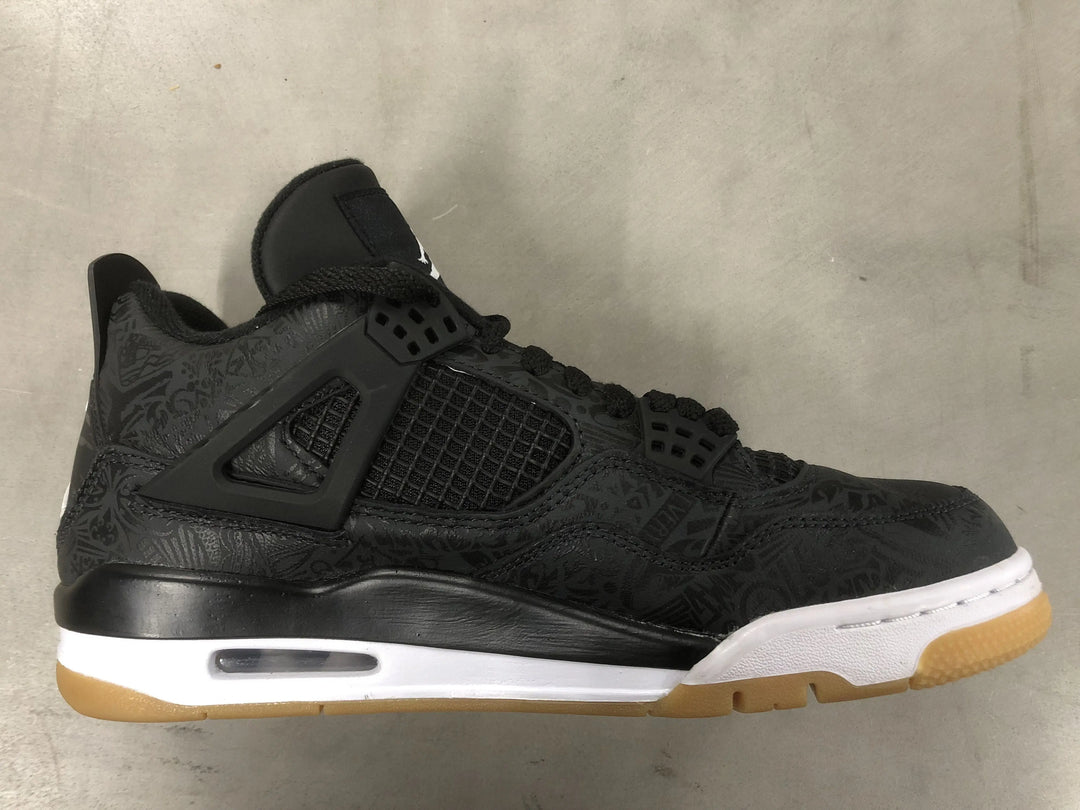 Jordan 4 Retro Laser Black Gum [USED] Prior